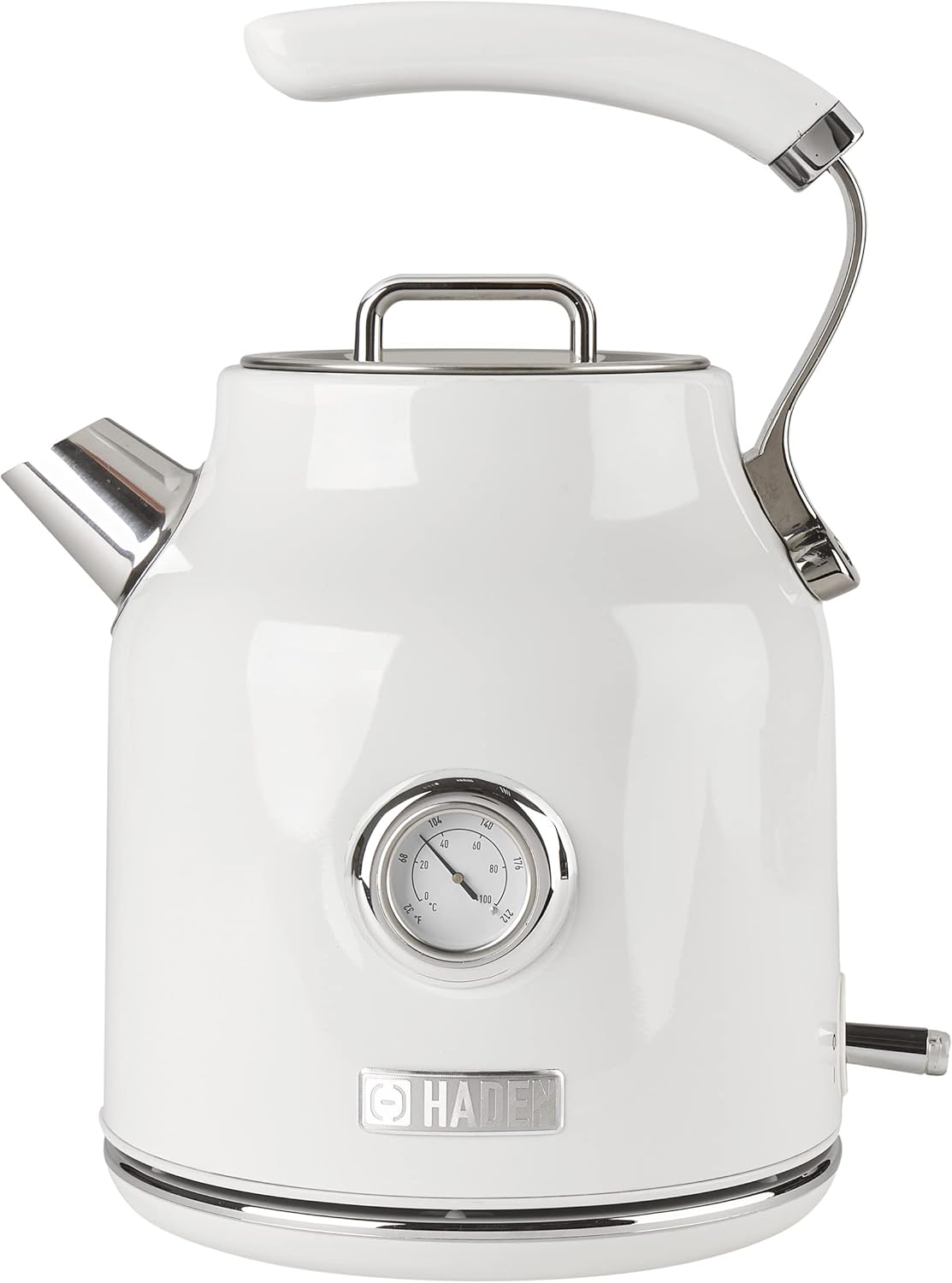 Haden Dorset 75070 Retro Stainless Steel Tea Kettle, 1500W Hot Water Kettle Electric Kettles for Boiling Water, 1.7L Black/Copper Electric Tea Kettles Automatic Shut Off, Boil-Dry Protection Tea Pots