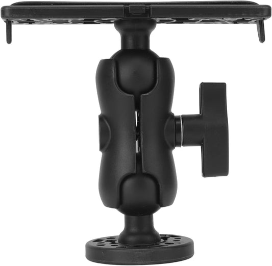 Fish Finder Mounting Base, Adjustable Fish Finder Bracket,Universal Mounting Plate Portable Kayak Accessories Navigation Full Set Fish Finder Mount Base for Boat Canoe Kayak Garmin Livescope Pole