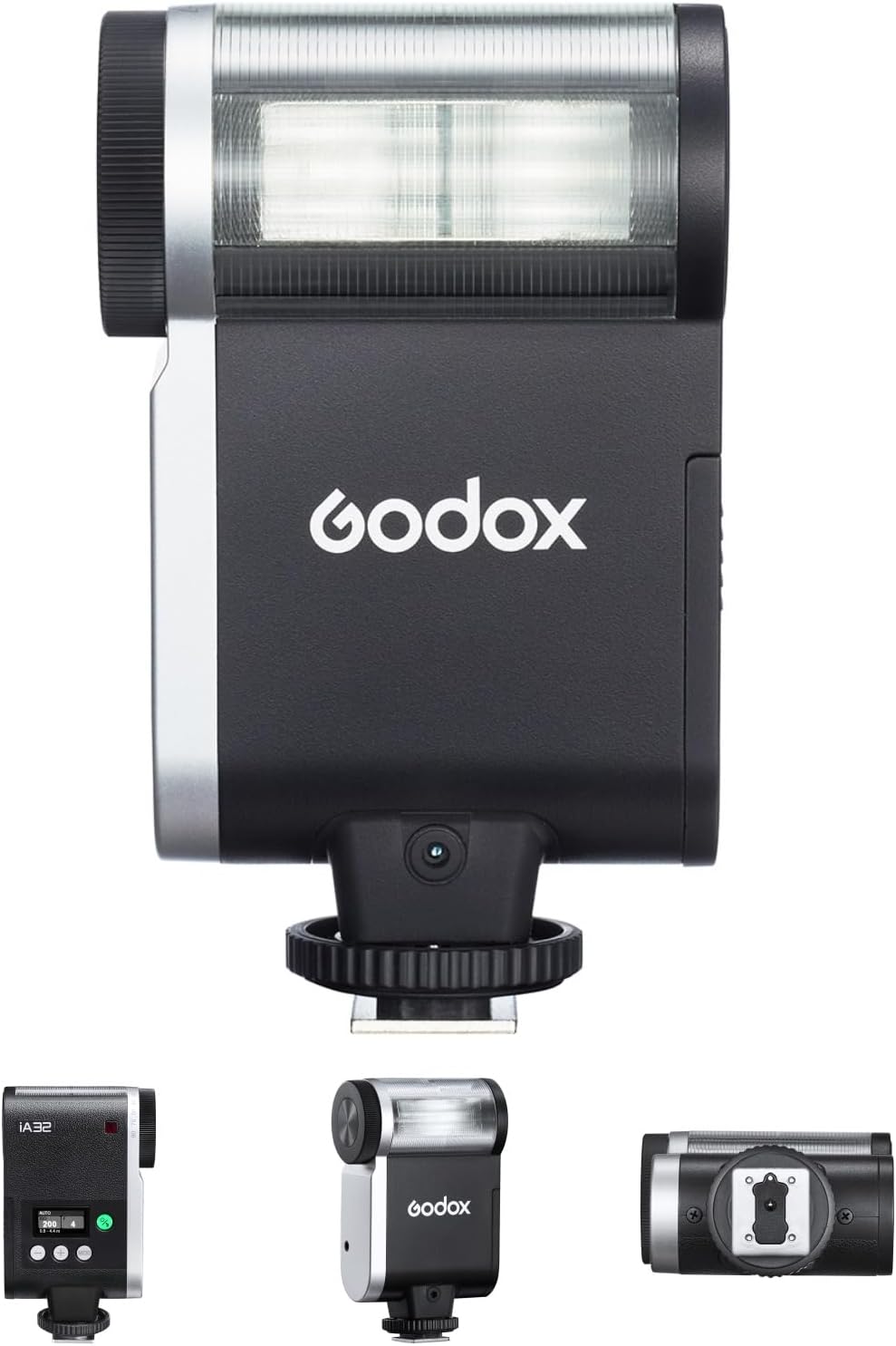 Godox iM30 Mini Camera Flash GN15 On-Camera Speedlite with 7 Power Levels 3.6s Recycle Time Single-Contact Hot Shoe Replacement for Canon Nikon Sony Mirrorless Cameras