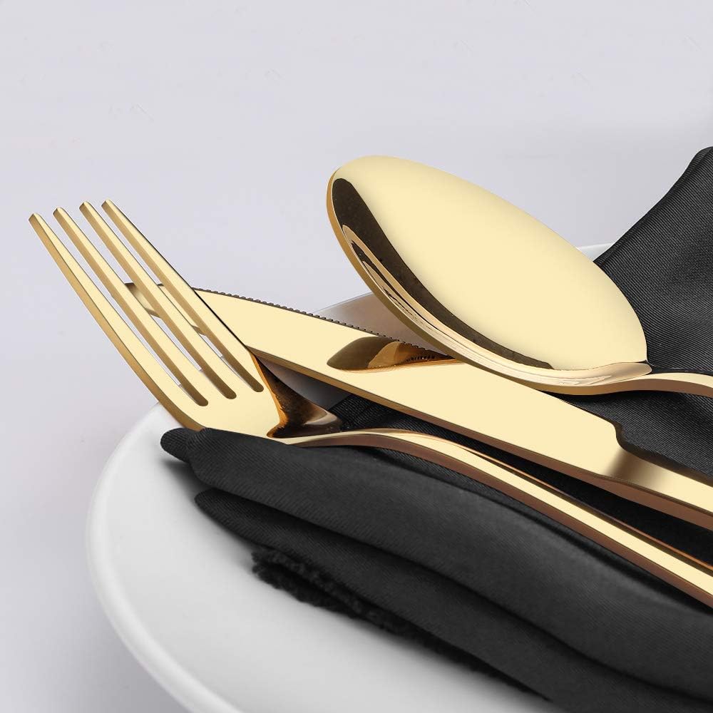 Purilite Select 20-Piece Gold Flatware Set