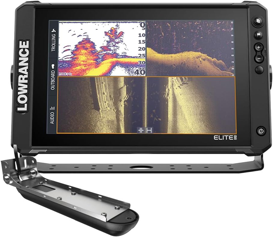 Lowrance Elite FS 7 Fish Finder with HDI Transducer, Preloaded C-MAP Contour+ Charts