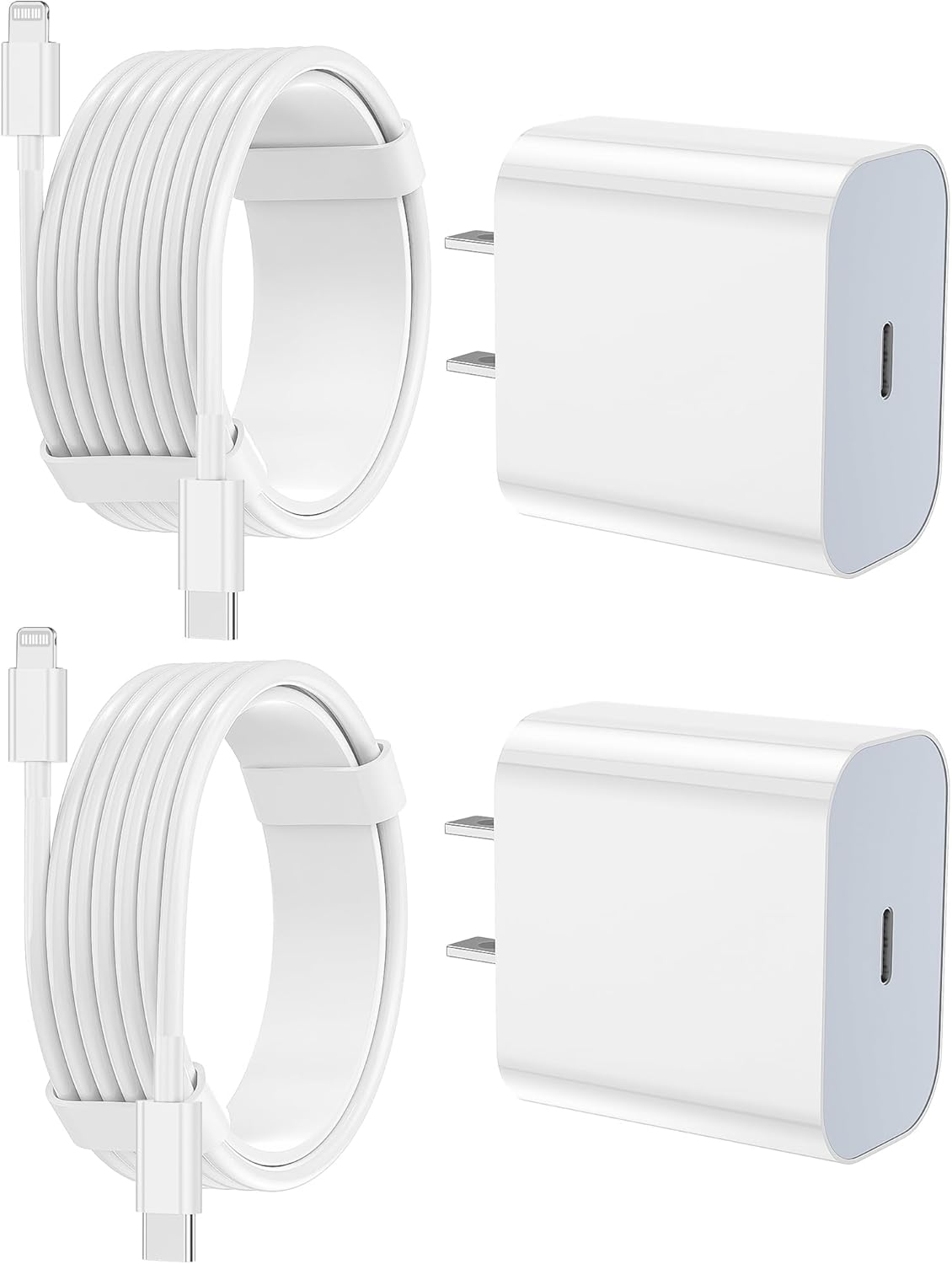 Purilite Select 20W USB-C Fast Charger Set with MFi-Certified Lightning Cable