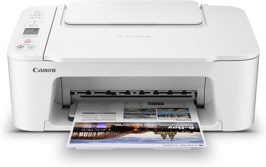 Canon PIXMA TS3720 Wireless All-in-One Printer - White