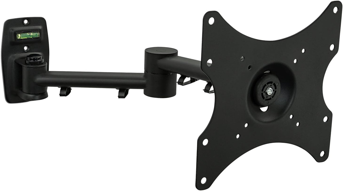 Mount-It! TV Wall Mount Bracket | Quick Release | Full Motion Swing Out Tilt Swivel | Articulating Arm for 13-42" Flat Screens and Monitors | VESA 75 to 200 | 44 Pound Capacity | Anti-Theft Locking