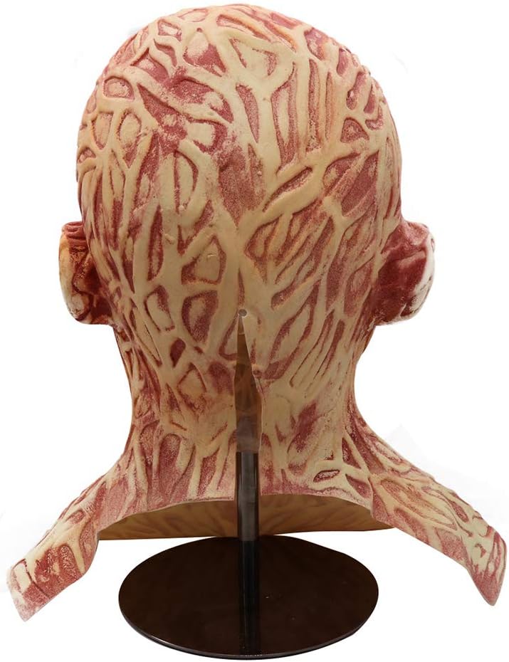 Frightening Freddy Mask for Adult, Texture, Halloween Party Costume, Safe and Environmentally Friendly (As Shown)