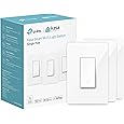 Kasa Smart 3-Way Light Switch Kit by TP-Link (HS210 KIT) - Neutral Wire and 2.4GHz Wi-Fi Connection Required, Works with Alexa and Google Home, No Hub Required, UL Certified, White,2 Count (Pack of 1)