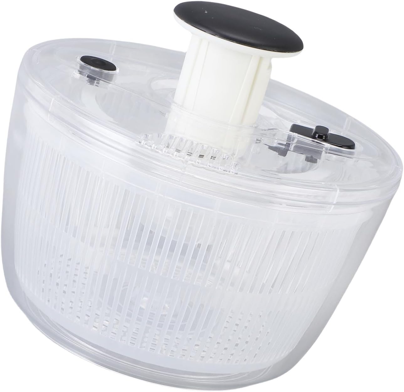 Generic Vegetable Washer Dryer, Anti Slip Base Salad Spinner PP for Home (Large Size(21x15in))