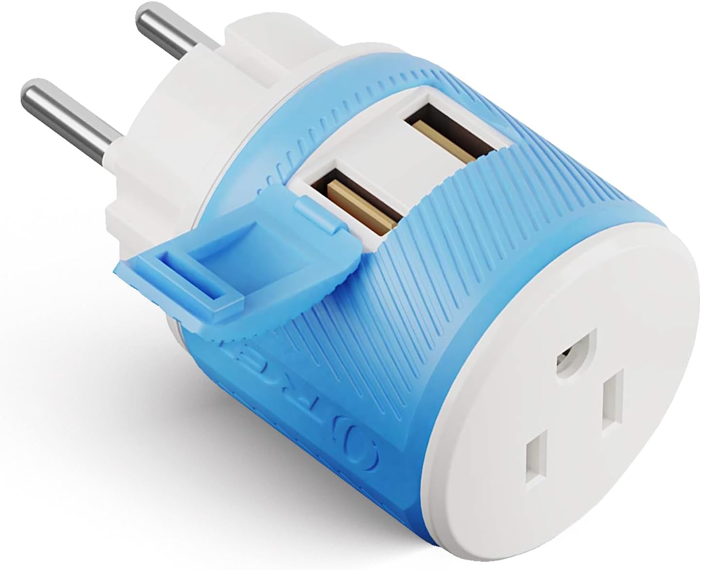 OREI South Africa, Botswana, Namibia Travel Plug Adapter with Dual USB - USA Input - Type M (U2U-10L), Will work with Cell Phones, Camera, Laptop, Tablets, iPad, iPhone