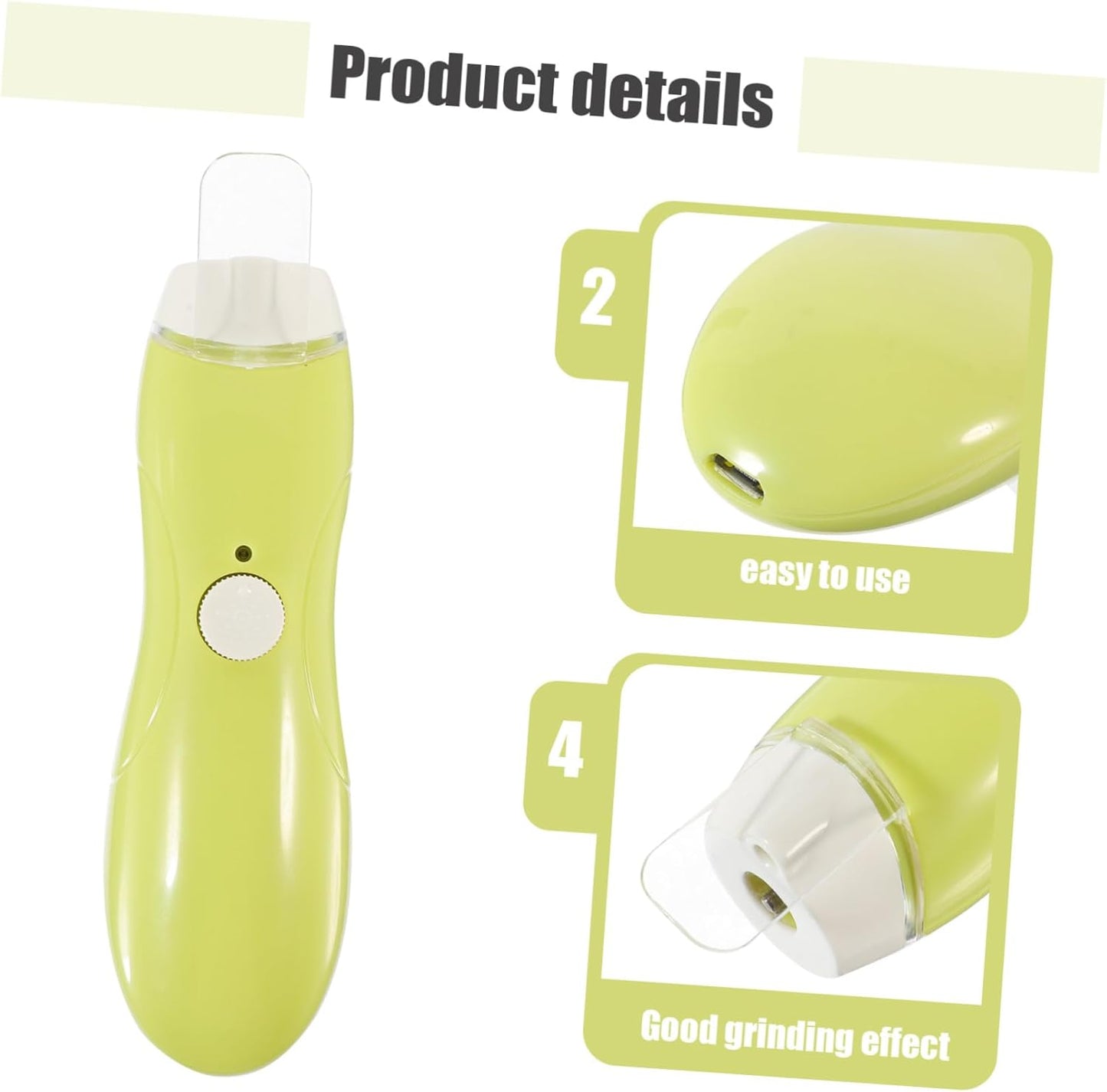Gogogmee Rechargeable Small Electric Nail Clipper for Boy Girl and Adults Portable Automatic Nail Trimmer