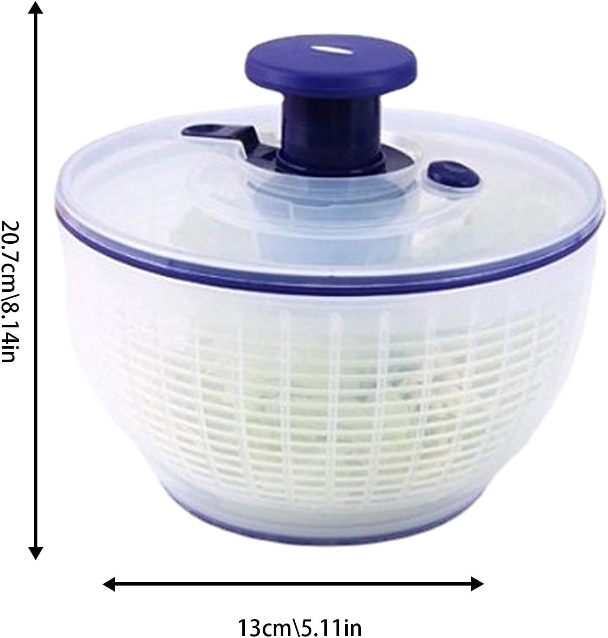 Salad Spinner, Quick Drying Lettuce Spinner | Large Capacity Vegetable Washer, Easy Pump Mechanism, Stable Non-Slip Base, essantial Kitchen Accessory for Fresh Produce