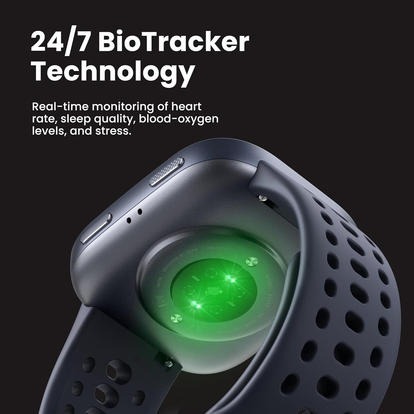 Amazfit Bip 6 Smart Watch 46mm, 14 Day Battery, 1.97" AMOLED Display, GPS & Free Maps, AI, Bluetooth Call & Text, Health, Fitness & Sleep Tracker, 140+ Workout Modes, 5 ATM Water-Resistance, Blush