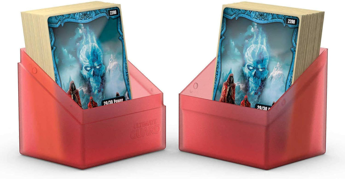 Ultimate Guard Boulder 100+ Classic, Deck Case for 100 Double-Sleeved TCG Cards, Onyx, Secure & Durable Storage for Trading Card Games, Soft-Touch Finish