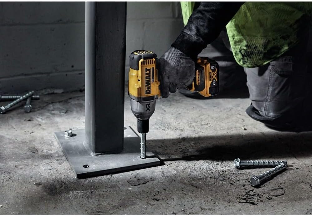 DEWALT 20V MAX XR Impact Wrench, 1/2 In Cordless, High Torque, 4 Speed Precision Mode, Tool Only (DCF900B)