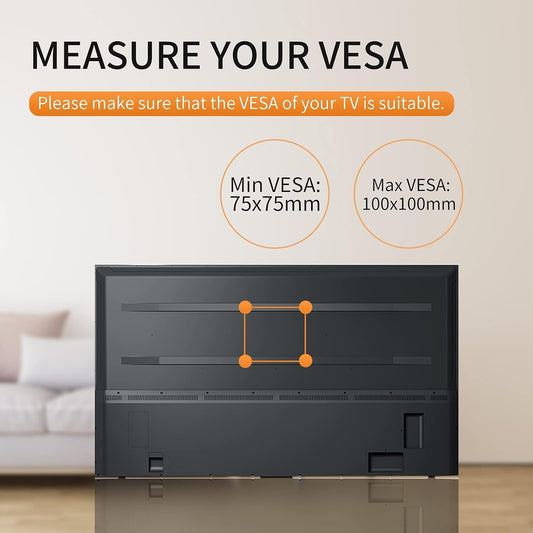 TV Wall Mount, Bracket for Most 13-30 inch LED, LCD Monitor and Plasma TVs, Max VESA 100x100mm by XINLEI (MA1330) - PuriLite