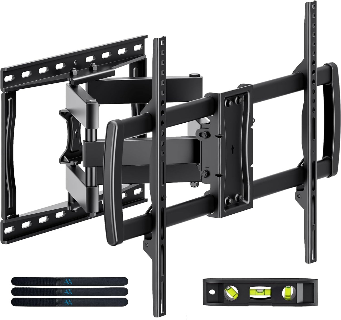TV Wall Mount Bracket for 32-85 Inch TVs Full Motion Dual Articulating Arm with Swivel & Tilt, Max VESA 600x400mm, Supports 132 lbs for LCD/LED/OLED Flat & Curved Screens