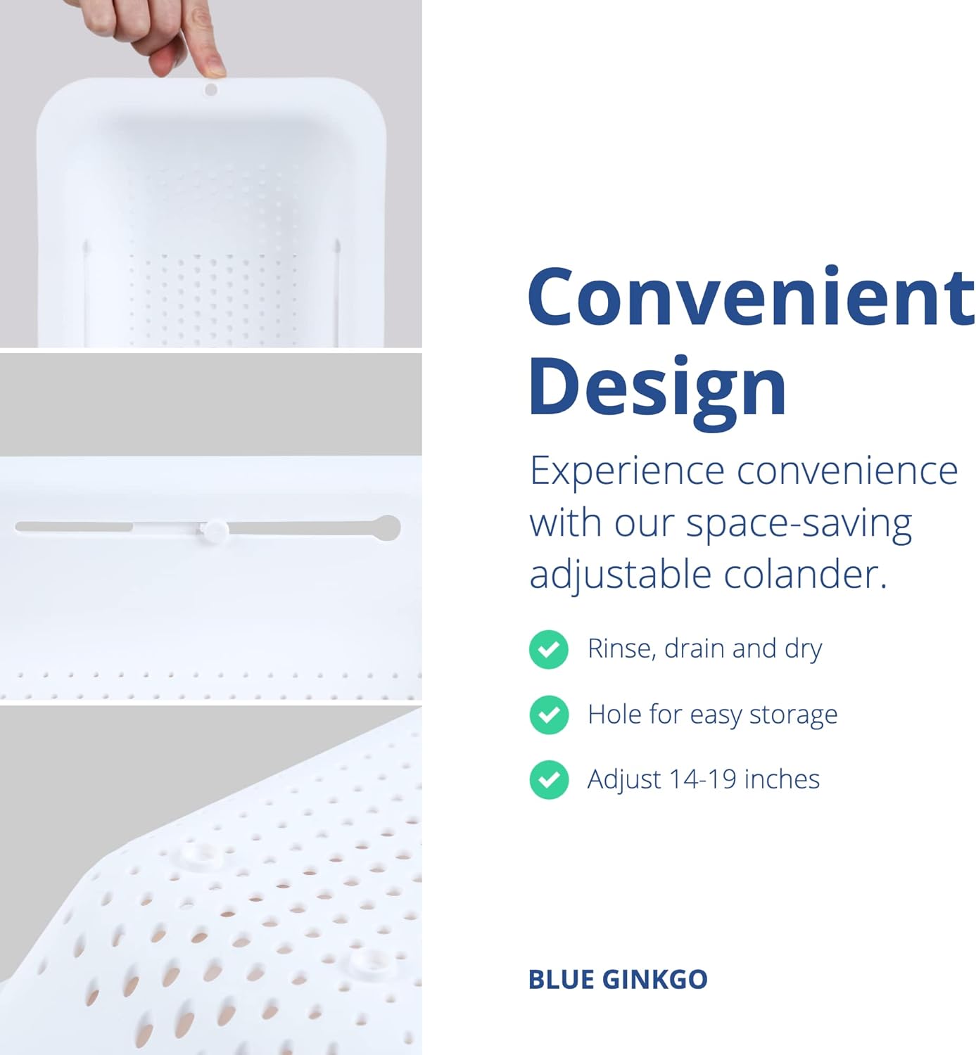 Purilite Select Expandable Sink Colander