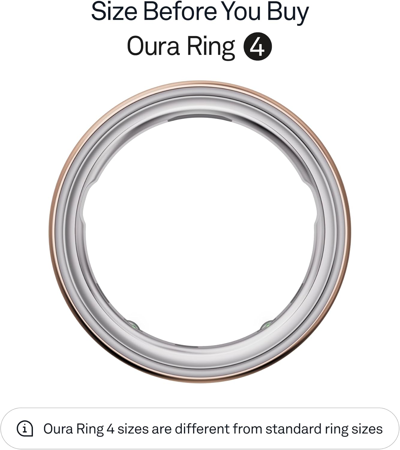 Oura Ring 4 - Gold - Size 9 - Smart Ring - Size First with Oura Ring 4 Sizing Kit - Sleep Tracking Wearable - Heart Rate - Fitness Tracker - Up to 8 Days of Battery Life