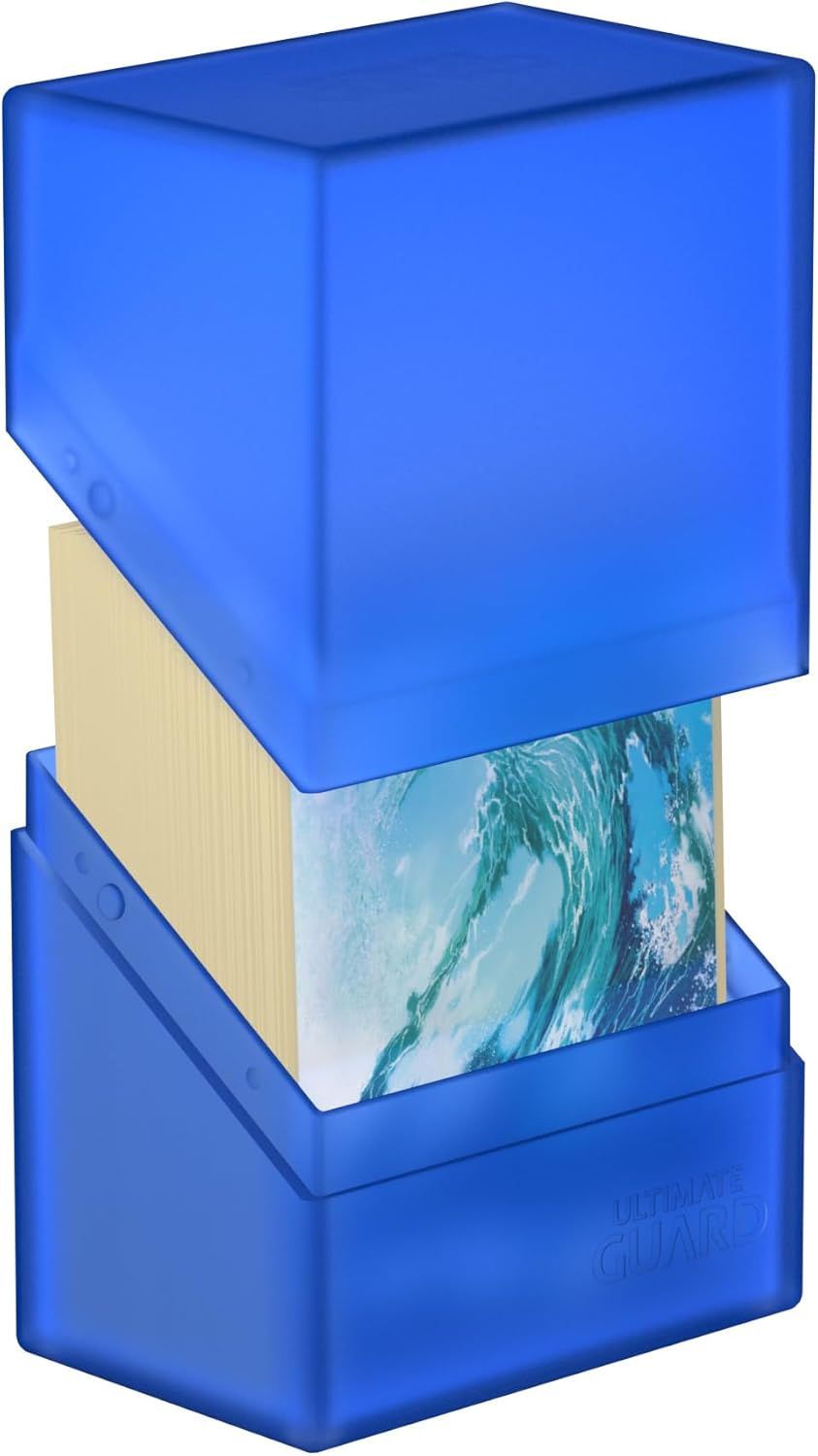 Ultimate Guard Boulder 100+ Classic, Deck Case for 100 Double-Sleeved TCG Cards, Onyx, Secure & Durable Storage for Trading Card Games, Soft-Touch Finish