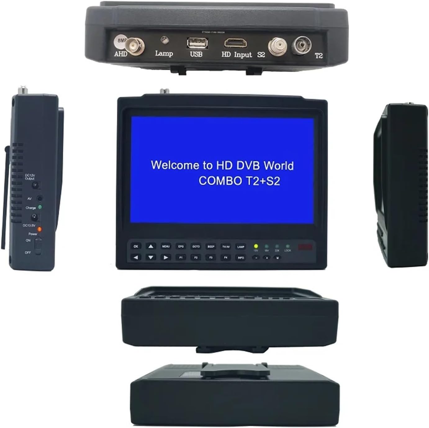 KPT-716ST Plus DVB-T2+S2 Combo Satellite Finder CCTV Camera LCD 4.3 Inch Signal Test Vs KPT-736HD GTmedia V8 Finder 2