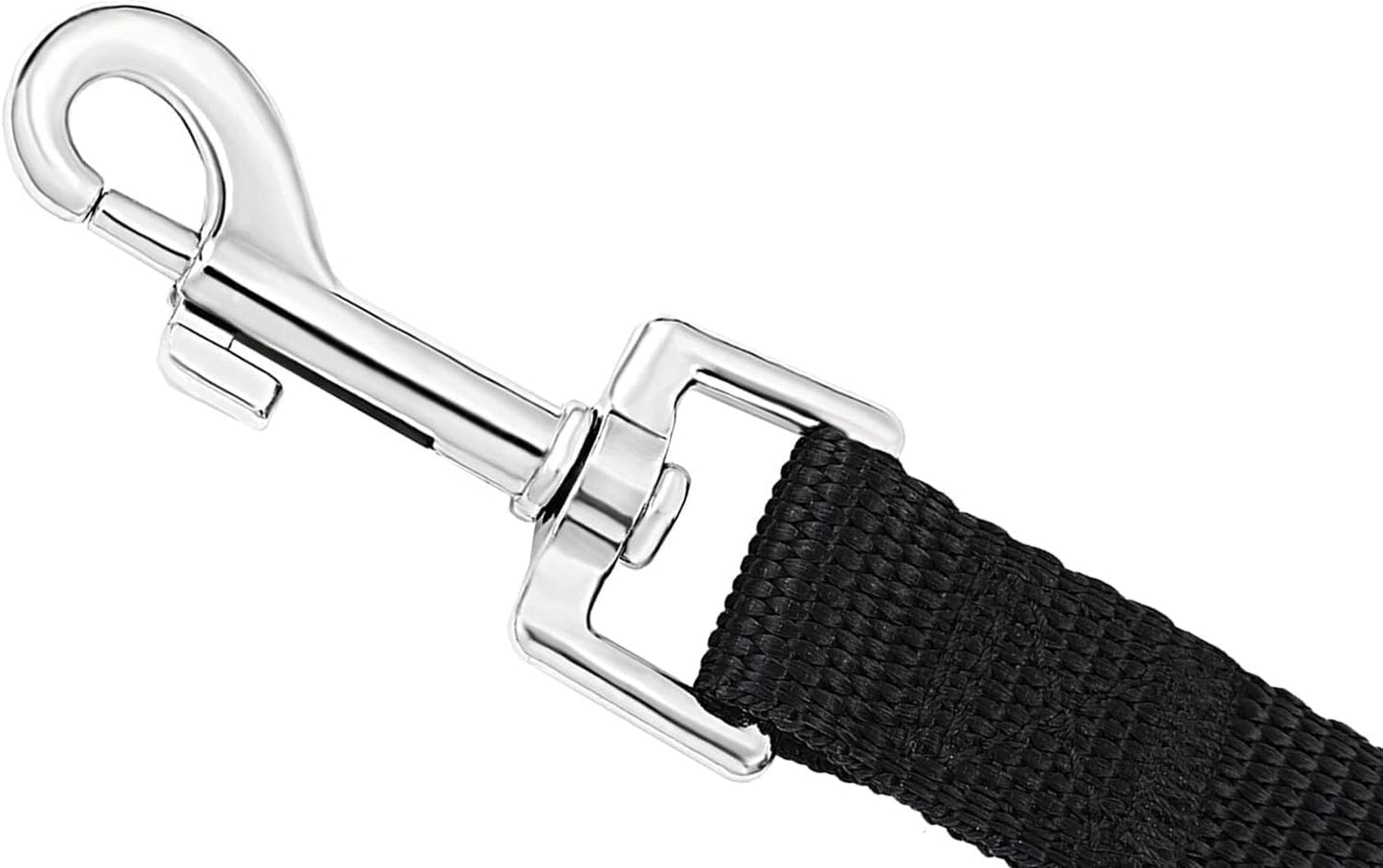 AMAGOOD Dog/Puppy Obedience Recall Training Agility Lead-15 ft 20 ft 30 ft 50 ft Long Leash-for Dog Training,Tie Out,Play,Safety,Camping (15 feet, Black) - PuriLite