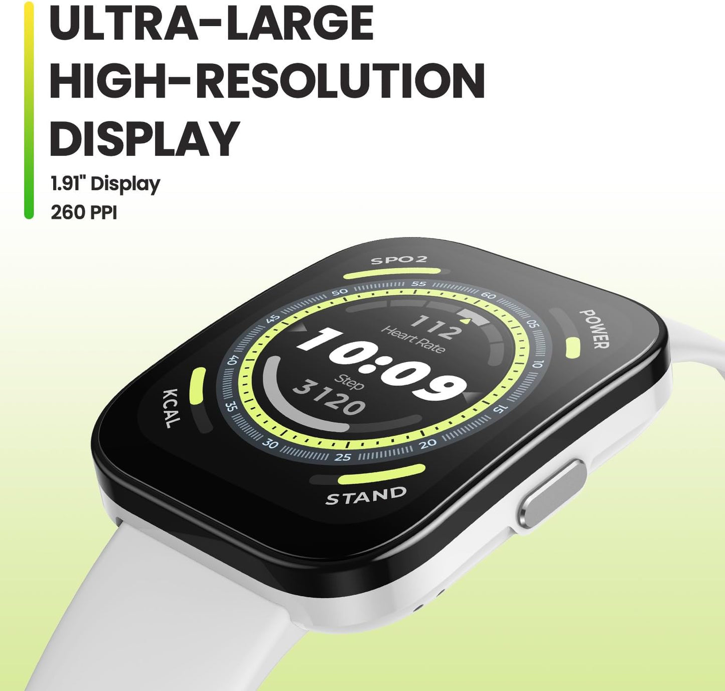 Amazfit Bip 5 Smart Watch Health & Fitness Tracker for Men Women, GPS, Alexa Built-In, Bluetooth Phone Calls, 10-Day Battery, 24H Heart Rate Sleep Monitoring, for Android & iPhone, White