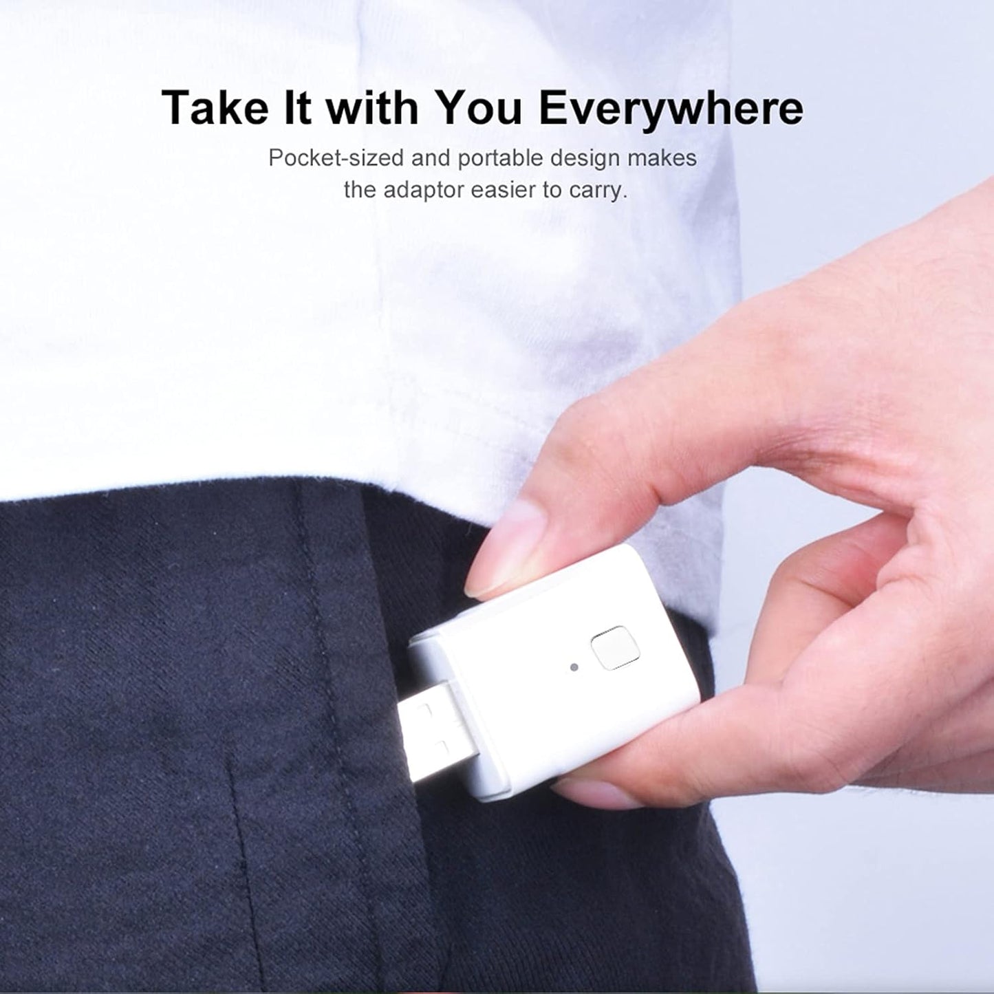 Purilite Select Smart USB Adapter – App-Controlled, Voice-Activated, Pocket-Sized Power Management