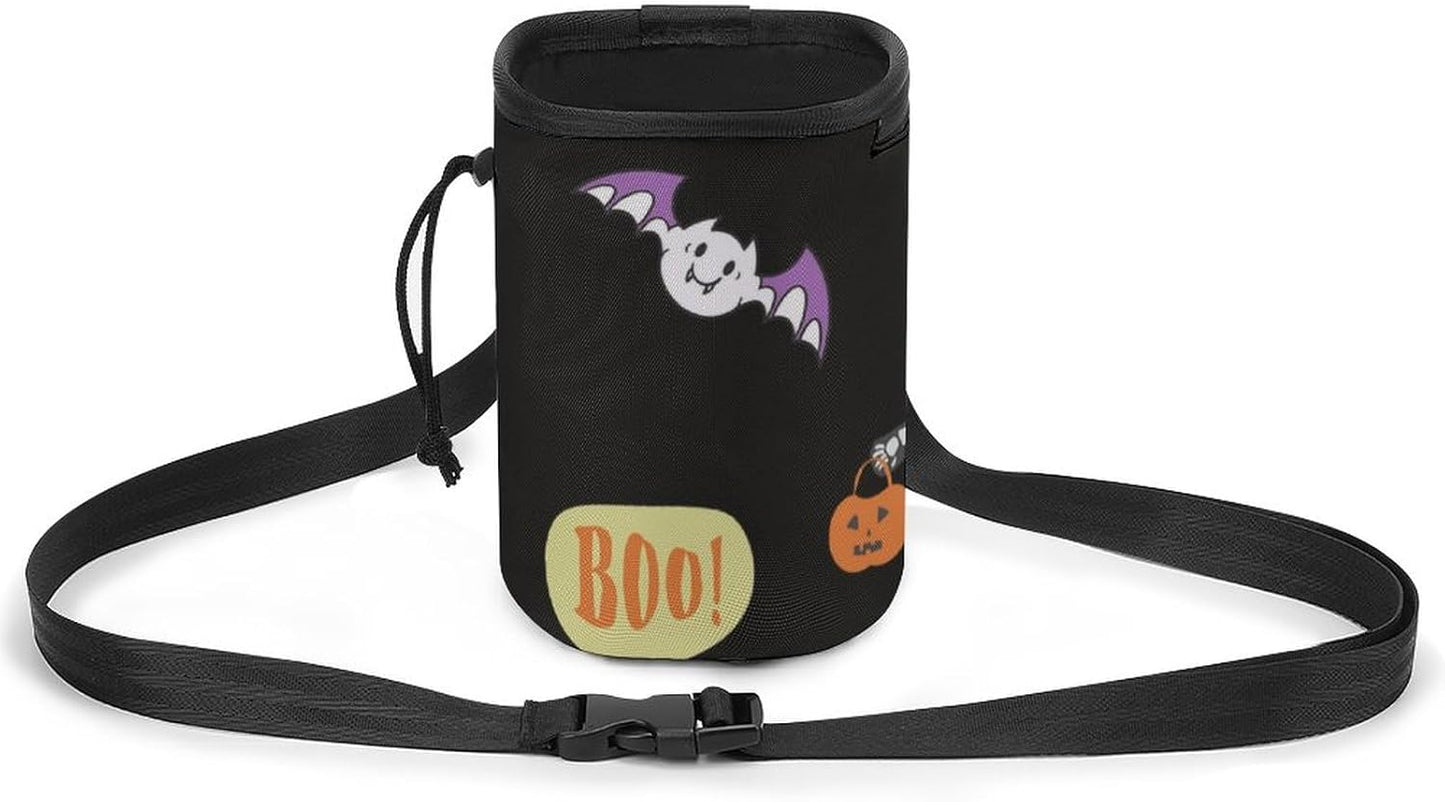 Osbang Dog Treats Pouch Pet Training Bag Dog Walking Bag Carry Kibble Snacks Toys for Dog Training Reward (Man 4.7 * 4 * 5.1 Inches)
