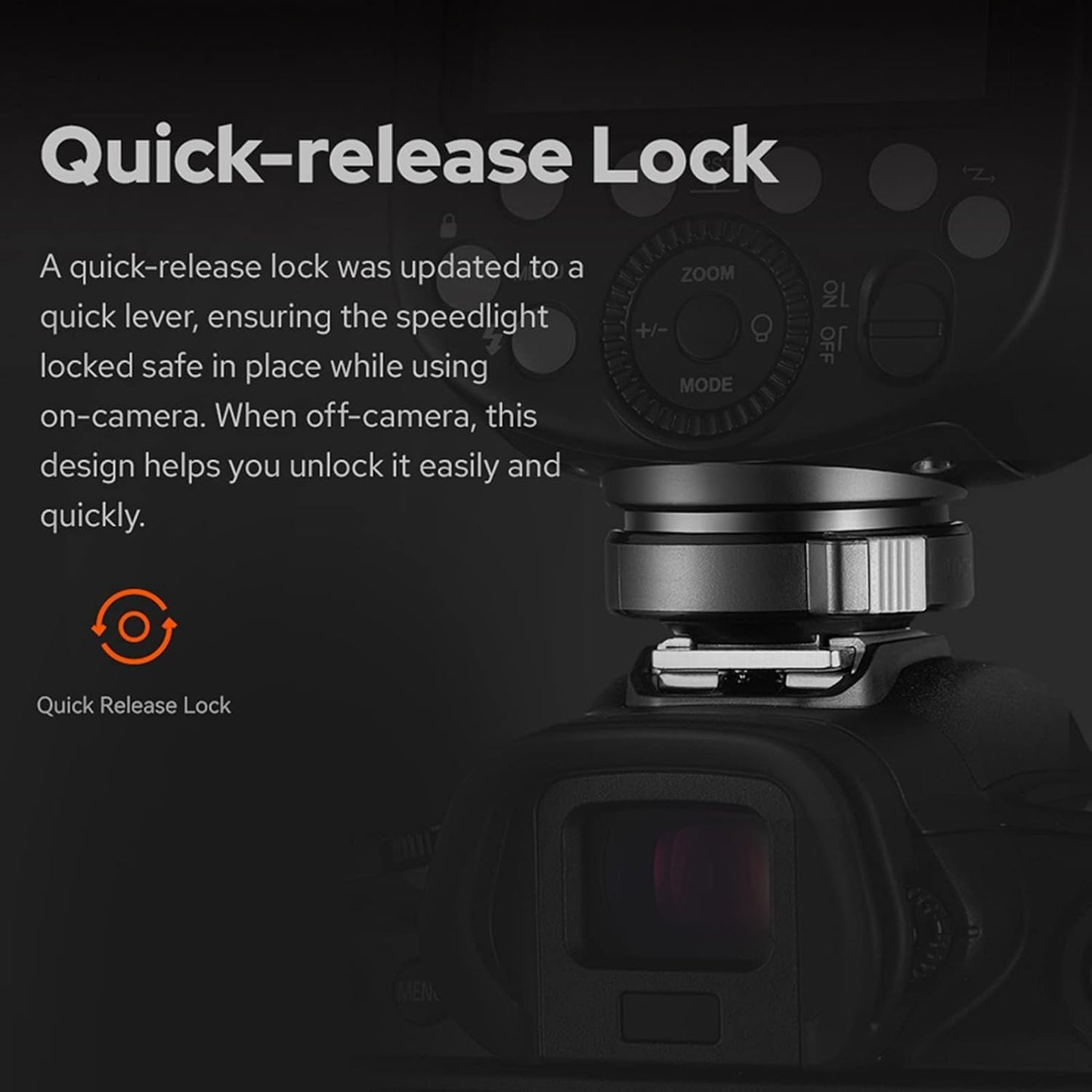 Godox V860III-S Camera Flash Light Speedlite for Sony Cameras Wireless TTL Speedlight with 7.2V / 3000mAh Rechargeable Li-ion Battery Built-in 2.4G X System Manual/Auto Flash GN60 1/8000s HSS