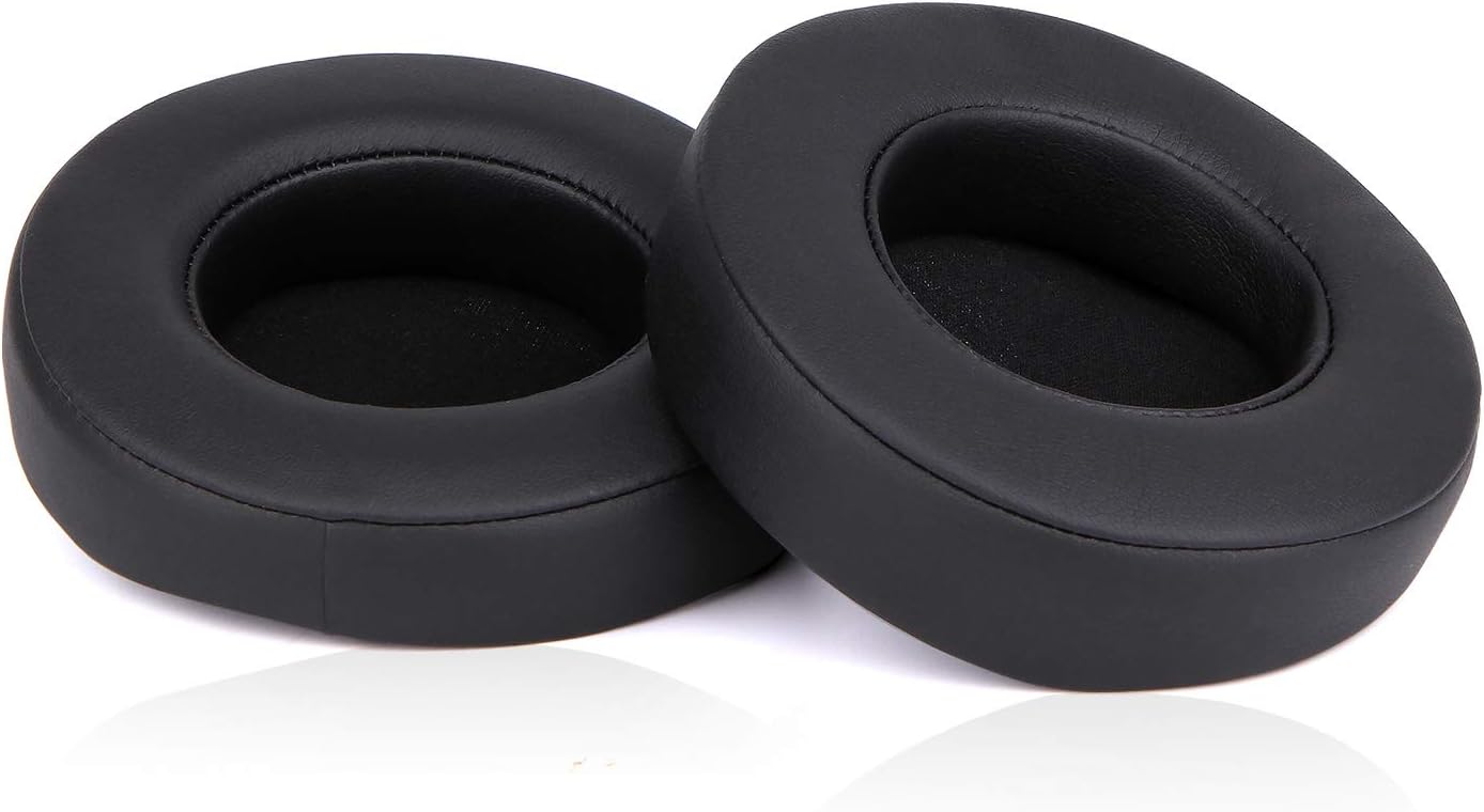 ManO'War Earpads, JARMOR Replacement Memory Foam Ear Cushion Kit Pad Cover for Razer Razer ManO'War Headphone ONLY (Black)