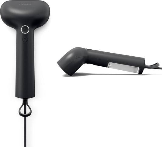 Steamery Handheld Clothes Steamer Cirrus X, 1200W, Steam Output 0.71 oz/min, Heat up in 20 Seconds, Portable, Minimalistic, Scandinavian design, Onyx
