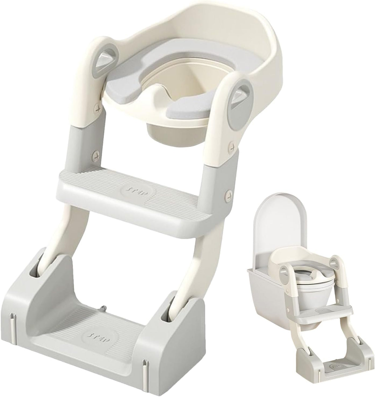 Infant Toilet Seat, Non-Slip Steps for Learning, Home Use Baby Supplies Travel Bathroom Nursery