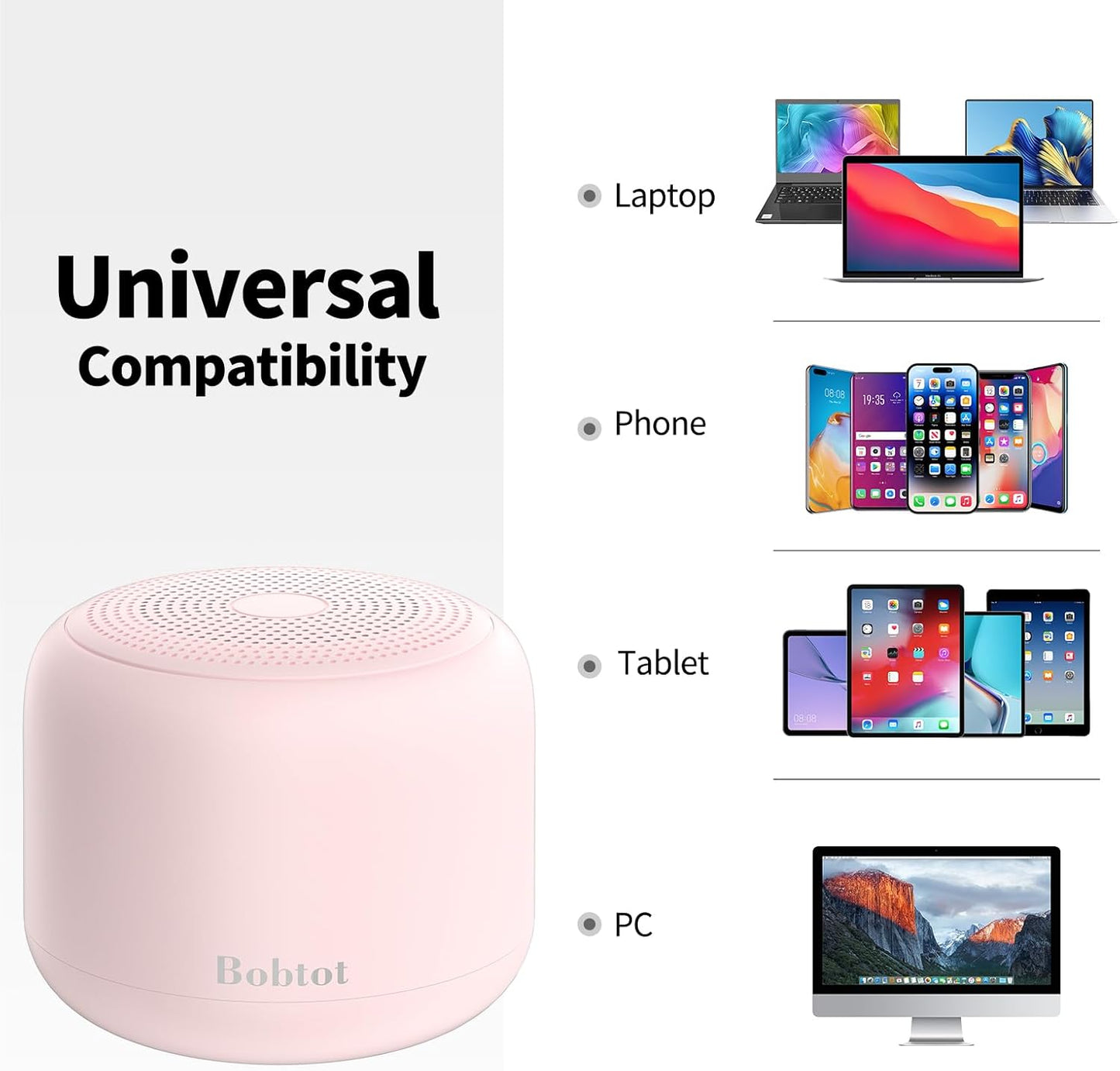 Bobtot Portable Bluetooth Speakers with Strap Easy to Carry, Wireless IPX5 Waterproof Mini Speaker with Loud Stereo Sound, 20 Hours Playtime, Rechargeable Battery, Built-in Microphone (Green)