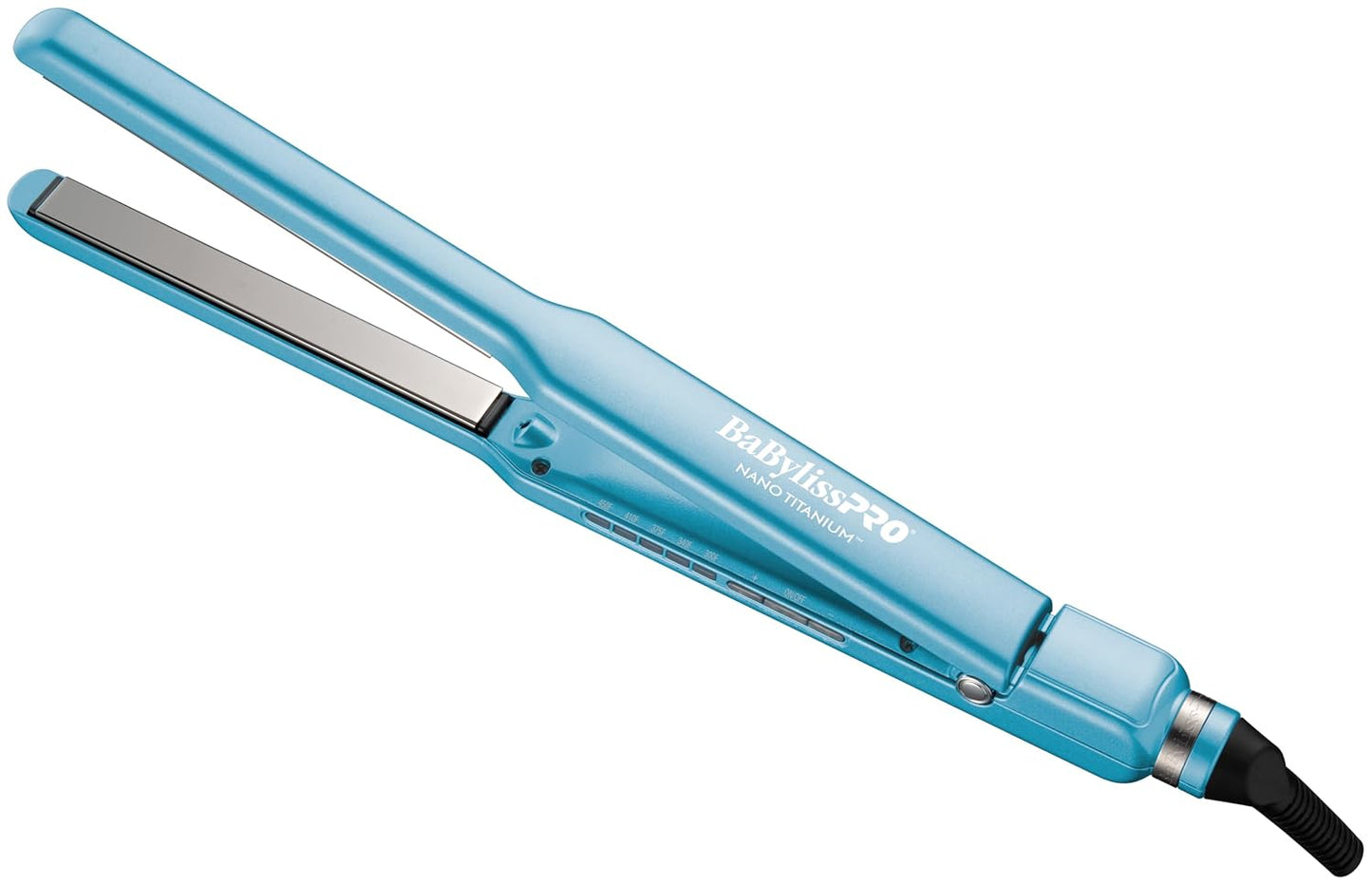 BaBylissPRO Nano Titanium & Ceramic Ultra-Slim Hair Straightener, Extra-Long Dual Voltage Flat Iron with Floating Plates