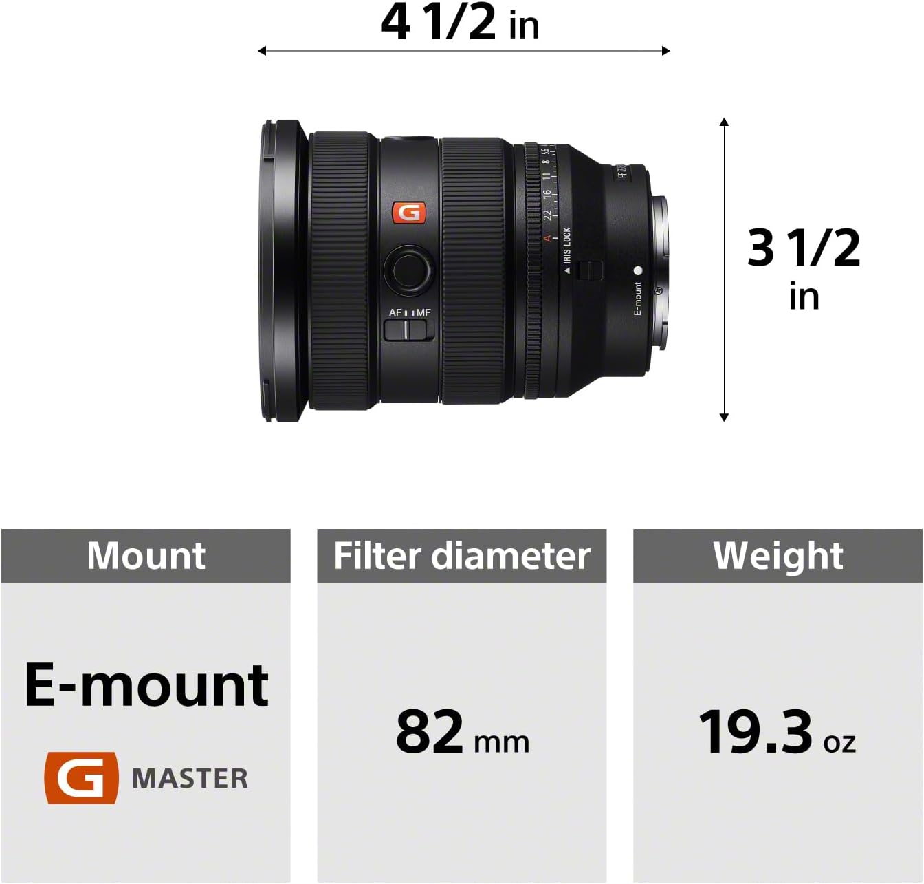 Sony Fe 50mm F1.8 Lens (SEL50F18F/2), Black