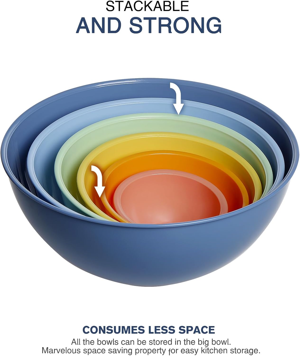 Purilite Select Plastic Mixing Bowl Set