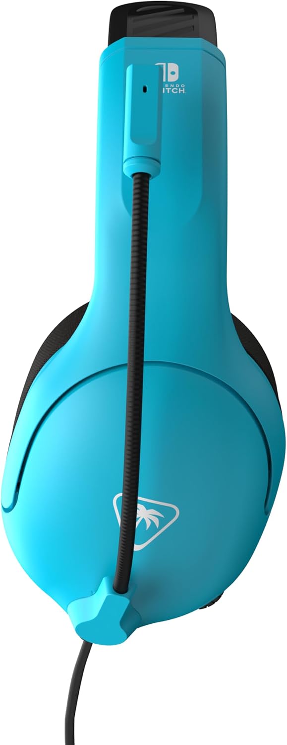 Turtle Beach Airlite Fit Officially licensed Nintendo Wired Gaming Headset for Nintendo Switch – Neon Blue & Red
