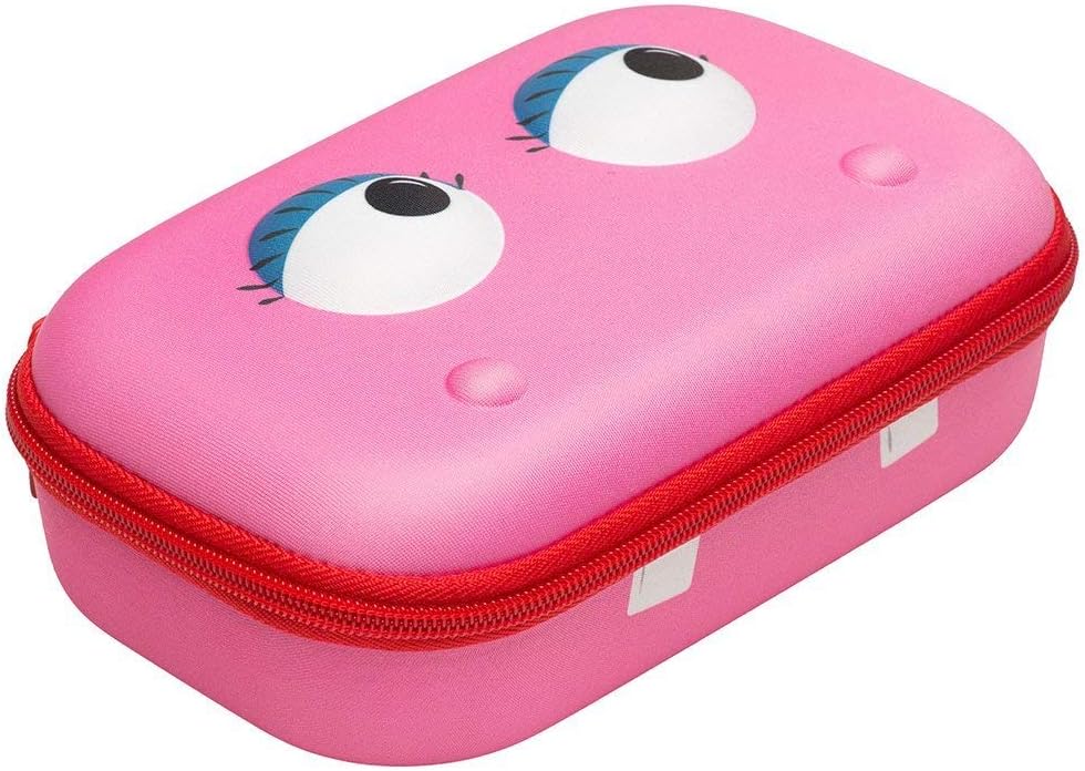 ZIPIT Beast Pencil Box for Kids | Pencil Case for School | Organizer Pencil Bag | Large Capacity Pencil Pouch (Red)