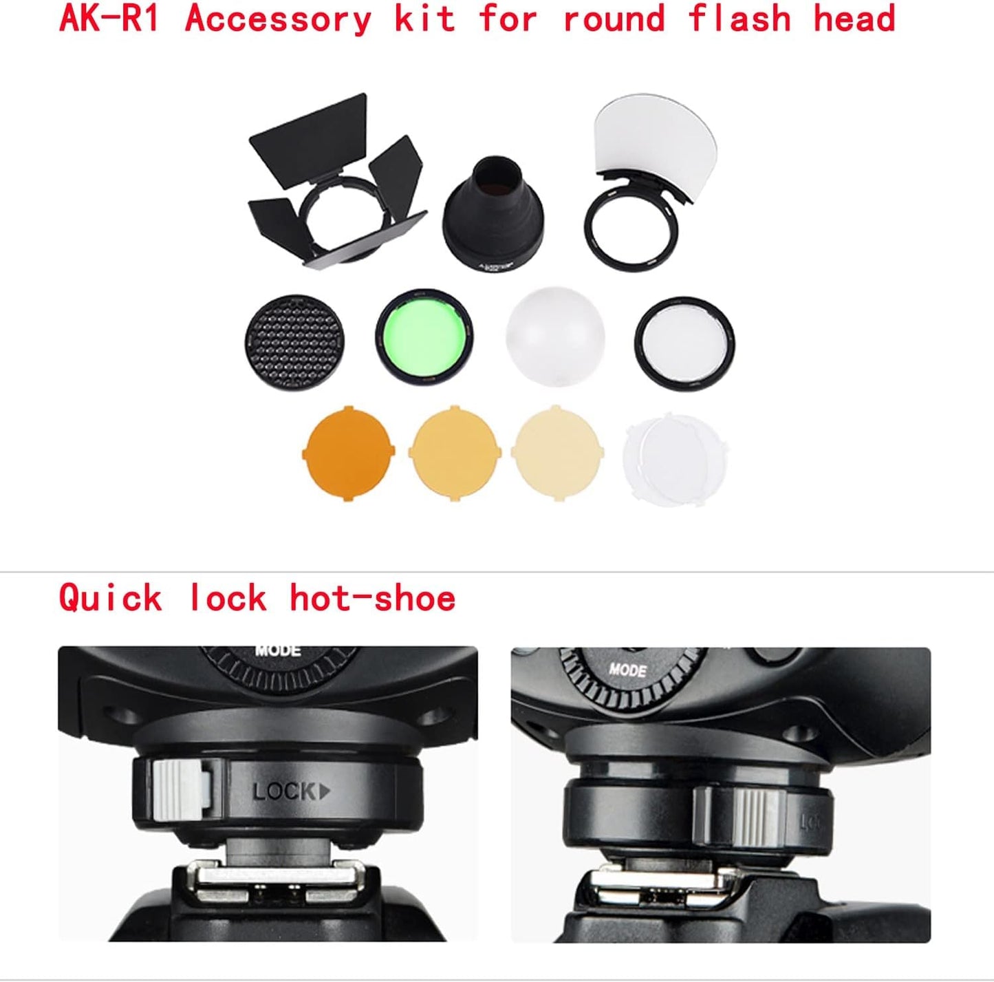 Godox V1 V1-C V1C Round Head Camera Flash for Canon Flash Speedlite Speedlight Light,76Ws 2.4G TTL1/8000 HSS,480 Full Power Shots,1.5s Recycle Time,2600mAh Li-ion Battery,10 Levels LED Modeling Lamp