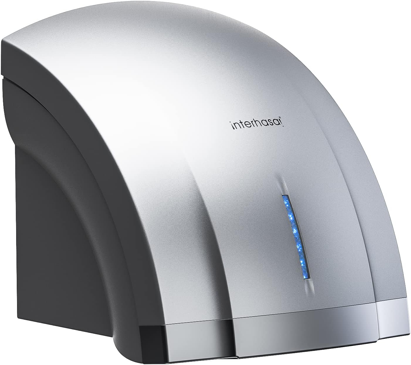 interhasa! Compact Hand Dryer 110V Commercial Electric Hand Dryer for Bathroom with Hot n Cold Air, 3-Pin Plug in