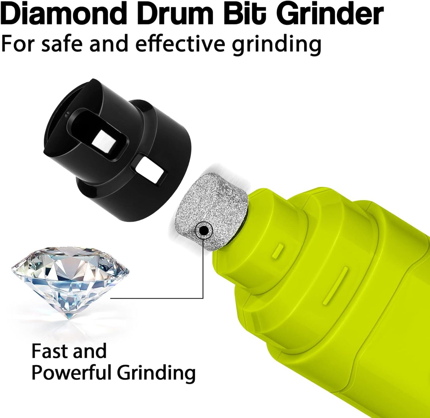 Casfuy Dog Nail Grinder Upgraded - Professional 2-Speed Electric Rechargeable Pet Nail Trimmer Painless Paws Grooming & Smoothing for Small Medium Large Dogs & Cats (White)