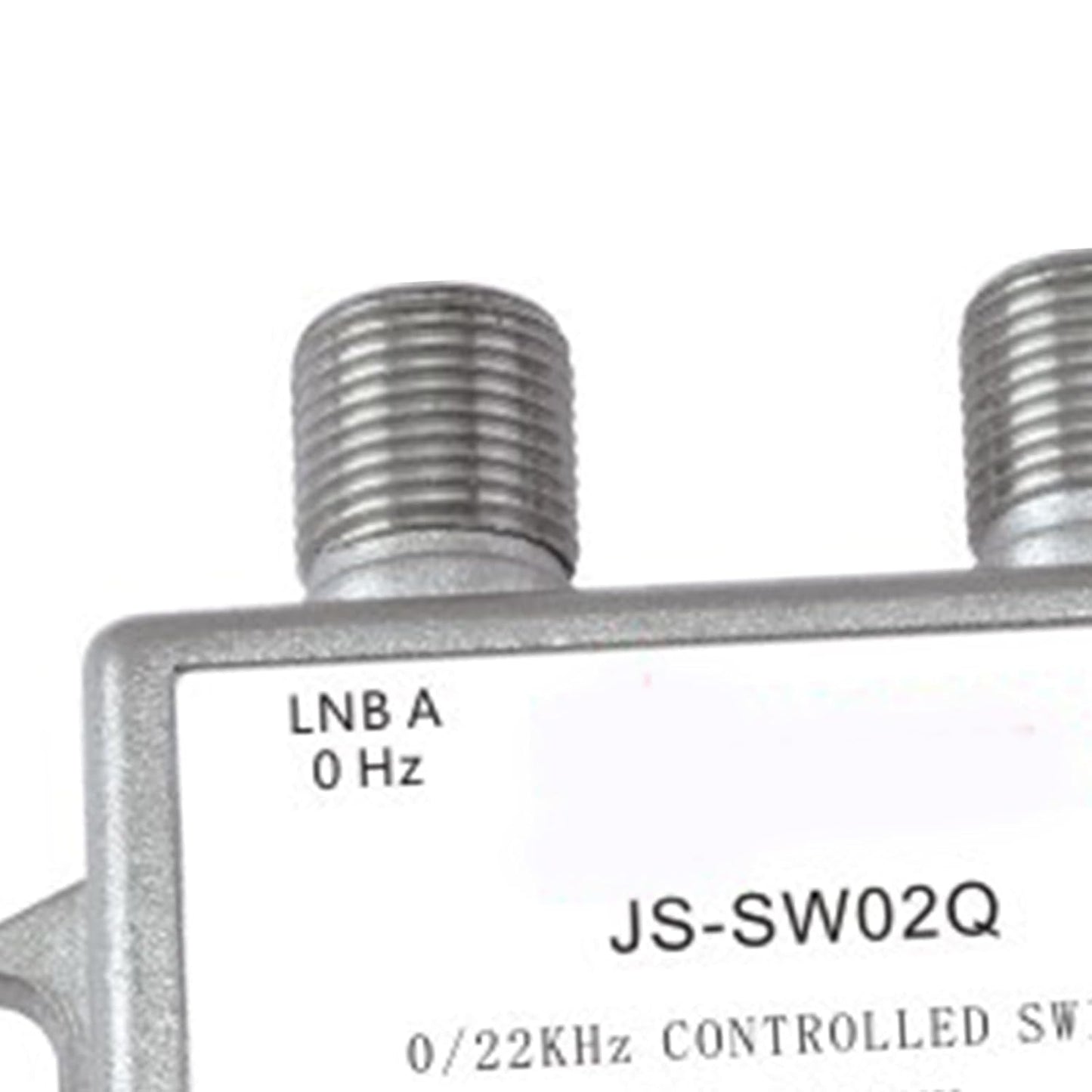 Satellite Switch, 0/22KHz, Compact Zinc Alloy TV Switch, Stable, Professional Easy to Use, Premium Material, for Switching TV Channels