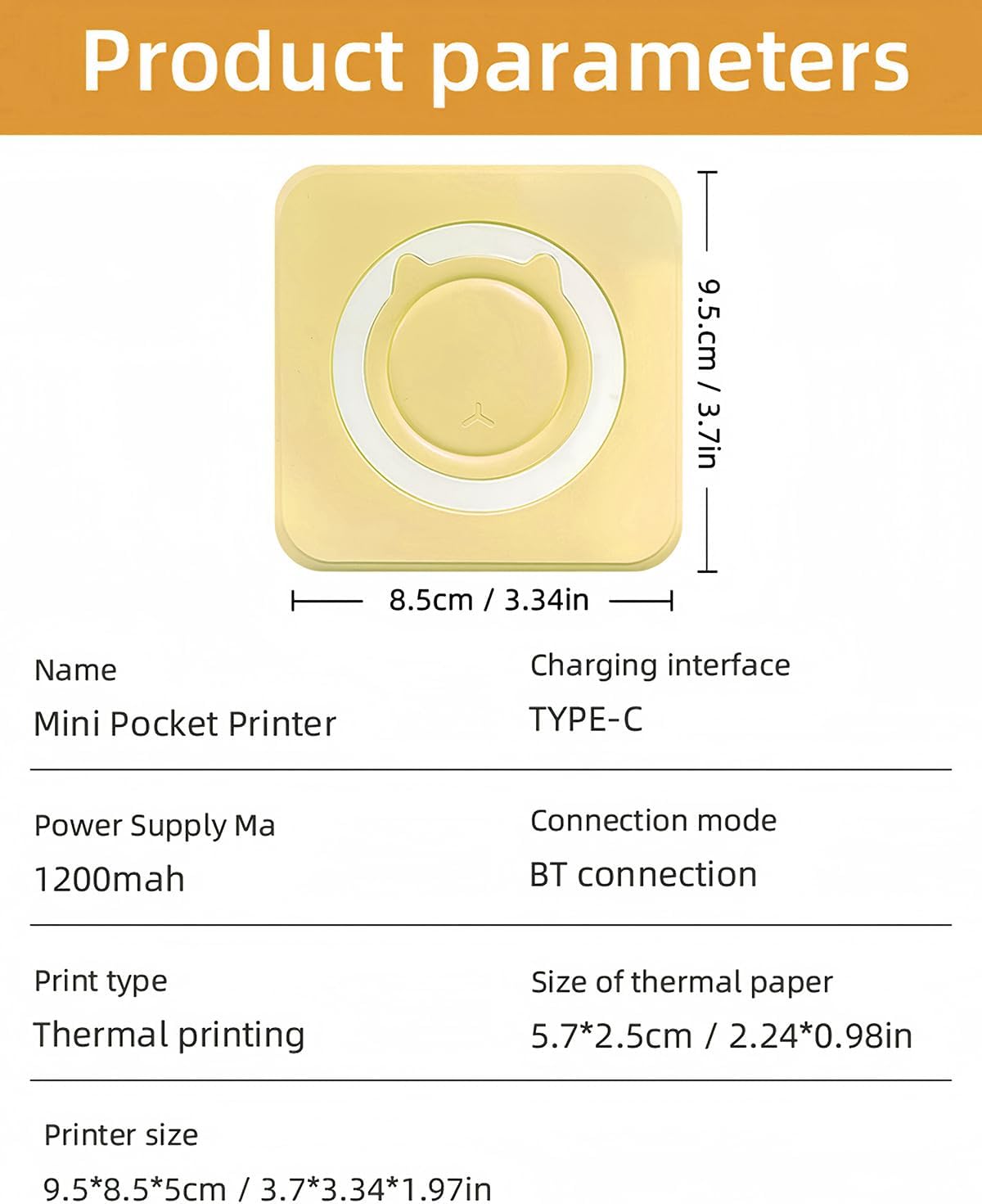 Label Maker - Mini Portable Sticker Printer with 13 Rolls Self-Adhesive Thermal Papers, Labeller Machine for Home Office Study Business Texts Journal, Blue