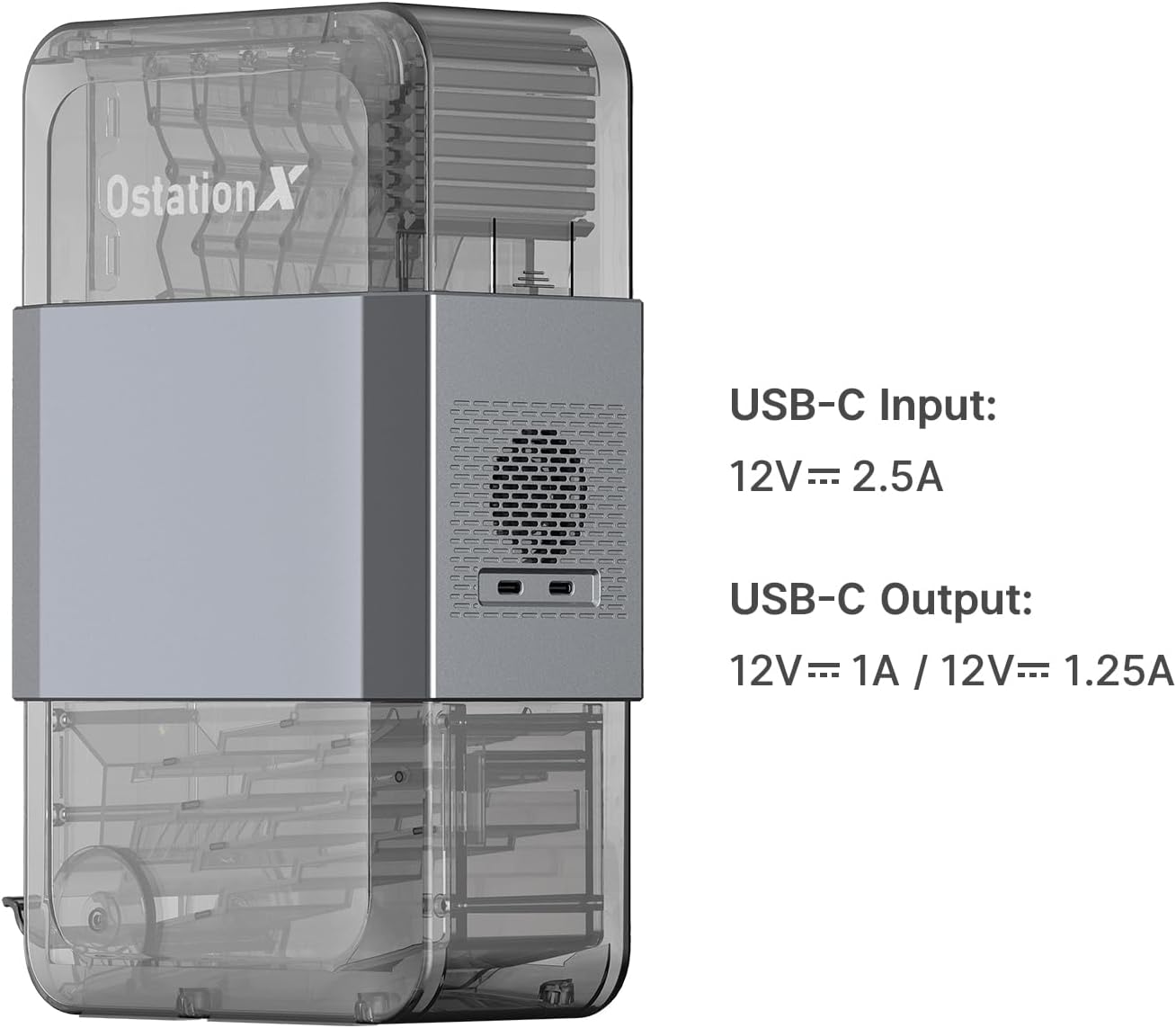 OLIGHT Ostation X 3-in-1 Smart Battery Charger with Charging Testing & Storage, Exclusively for 36 AAA Ni-MH Batteries, No Polarity Check Needed, Bad Battery Detection, App Monitoring (Grey)