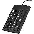 Purilite Select Slim Wired Numeric Keypad | 18-Key Plug & Play USB Number Pad
