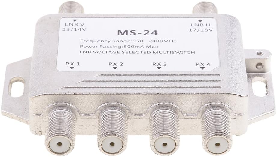 2x4 FTA TV LNB Switch 2 LNB 4 Receiver