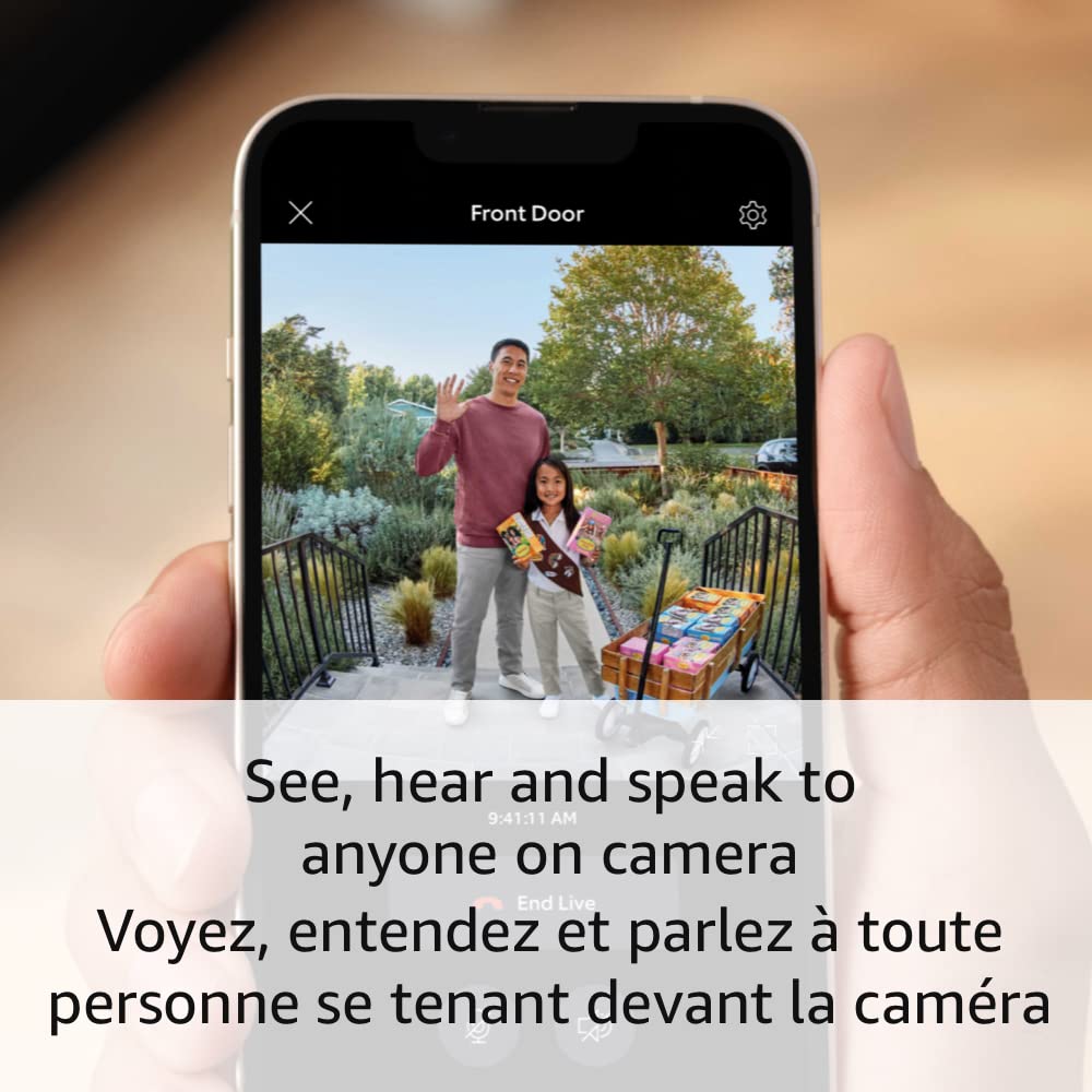 Ring Battery Doorbell Plus (newest model), Head-to-Toe HD+ Video, motion detection & alerts, and Two-Way Talk