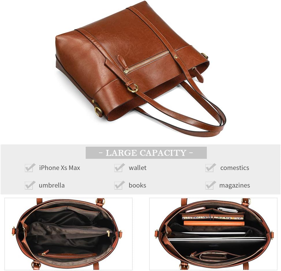 Purilite Select Women’s Vintage Leather Tote Bag