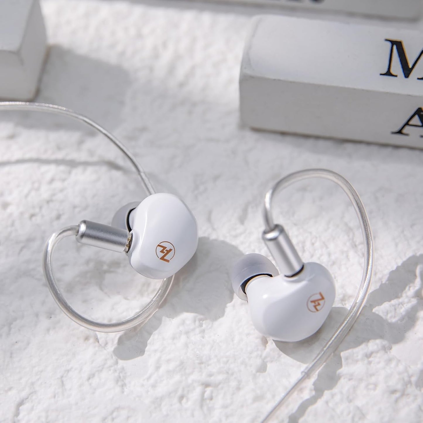 Linsoul 7HZ G1 in-Ear Monitor, 10mm DLC Diaphragm Dynamic Driver IEM Earphone, Wired Gaming Earbuds with Detachable OFC Silver-Plated Cable for Musician Audiophile (3.5mm No Mic, Black)