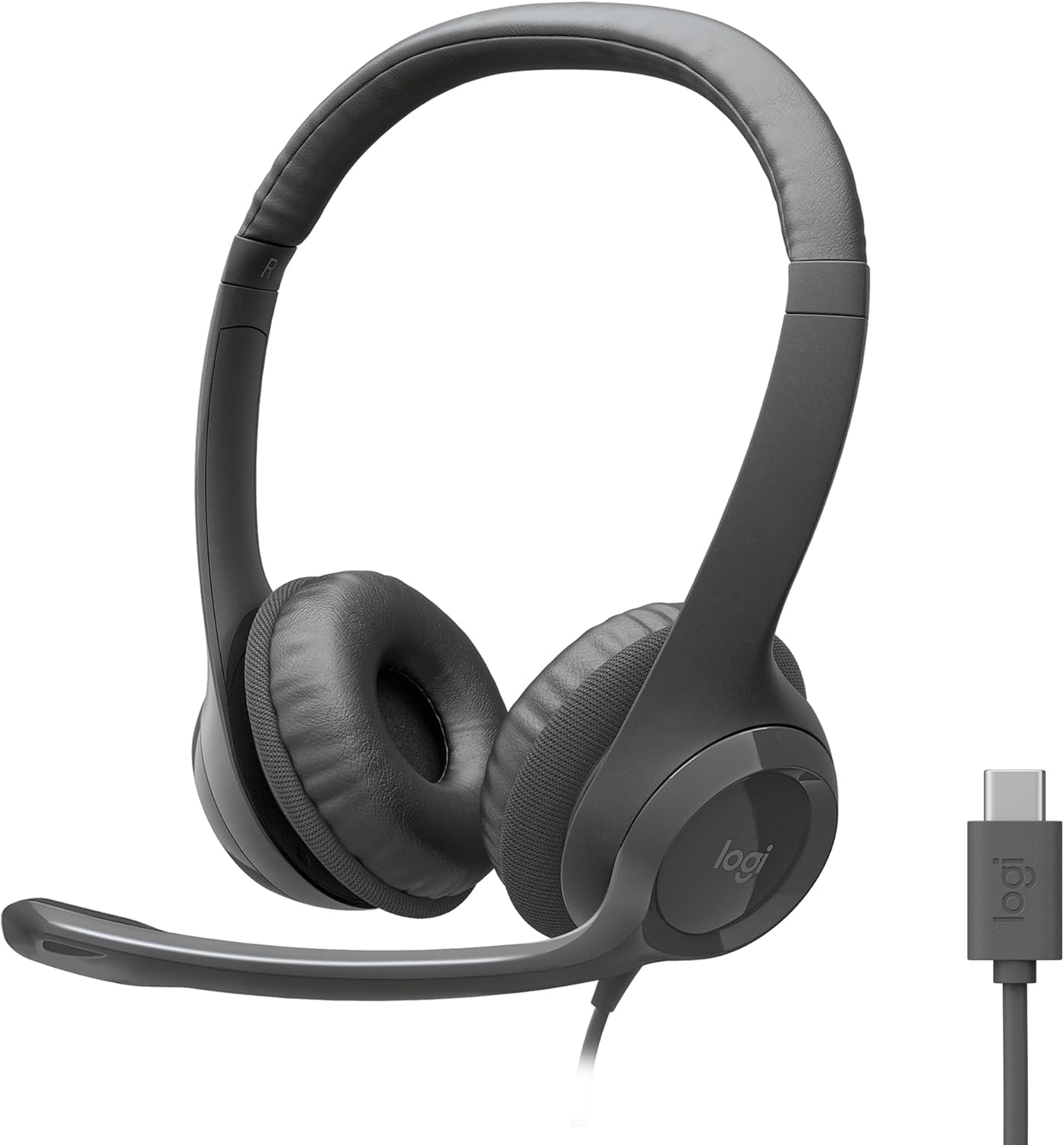 Logitech Zone 301 Wireless Bluetooth Headset with Noise-Canceling Microphone, Compatible with Windows, Mac, Chrome, Linux, iOS, iPadOS, Android – Graphite