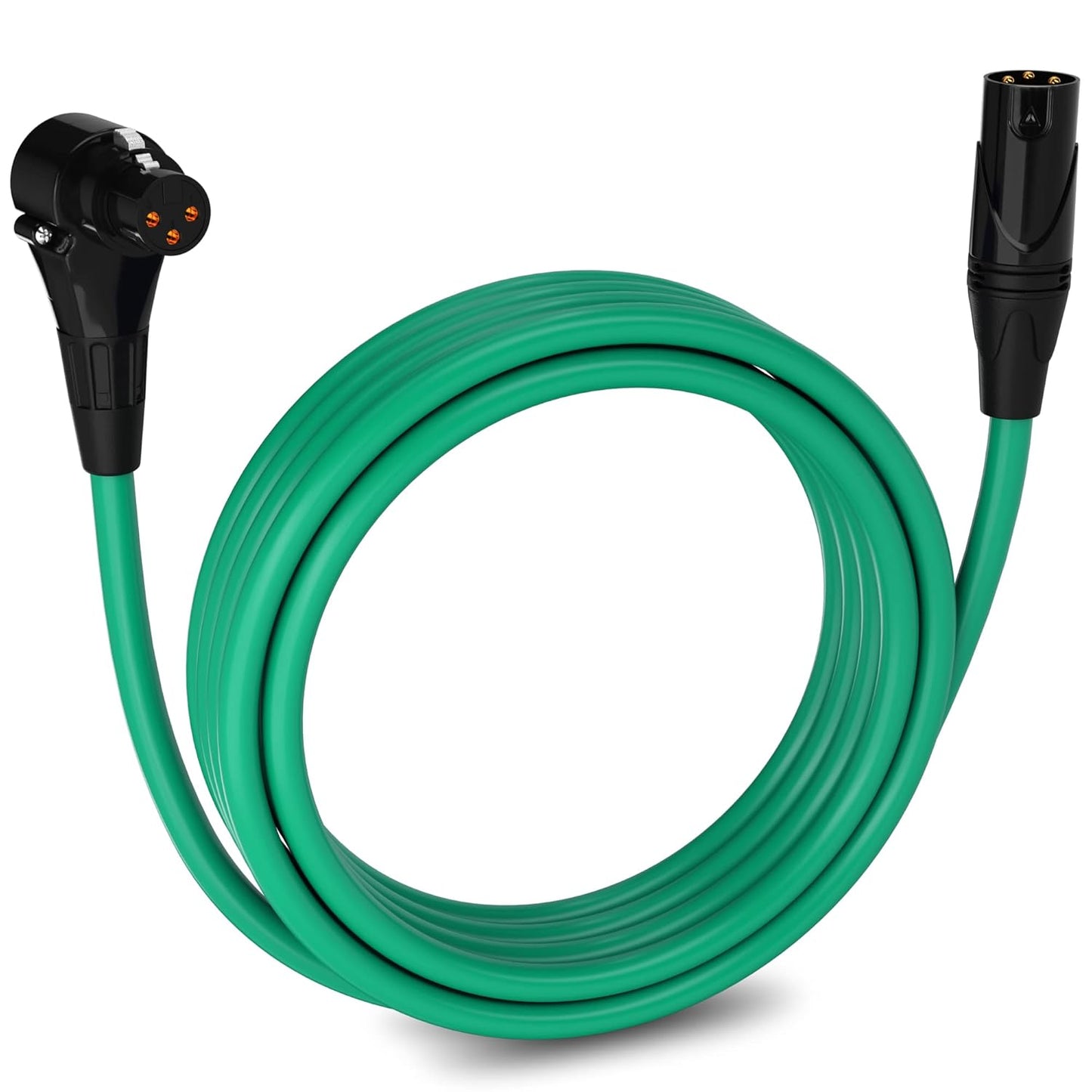 LyxPro 6 Feet XLR Microphone Cable Balanced Male to Female 3 Pin Mic Cord for Powered Speakers Audio Interface Professional Pro Audio Performance and Recording Devices - Blue